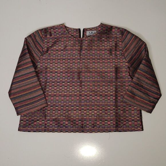Miss Me Me Uniquely made quarter sleeve Multicolor top - Picture 1 of 10